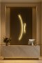 Modern Samsung Led Bedroom Living Room Hotel Indoor Single Sconce Black Daylight 80cm - 7