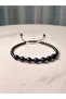 Lapis Lazuli, Hematite Natural Stone Bracelet, Unisex Bracelet, Design Bracelet 6mm Adjustable with String - 3