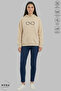 Dear Couple Combination Forever Printed Hoodie Hooded Fleece-Lined Oversized Cotton Sweatshirt 2-Piece Set - 4
