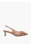 Women Floral Accent Kitten Heel Slingback Shoes Ramadan Collection - 3