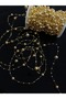 Gold Color Fringed Imitation Pearl 4 Meters-Beads