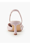 Women Buckle Accent Slingback Shoes - 5