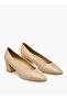 Women Pointed Toe Block Heel Pumps - 2