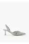 Women Buckle Accent Slingback Shoes - 3
