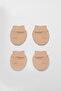 2-Piece Combed Cotton Gloves Basic 90108 Beige - 3