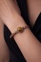 Women's Copper Bracelet Original Natural Tiger Eye Stone Cylinder Model Pure Copper Bracelet - 4