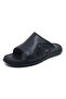 100% Leather Inside and Out Daily Orthopedic Men's Large Size Slippers 45-49 - 2
