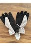 Dinosaur Gray Color Lined Children's Ski and Snow Gloves for Ages 6-10 - 2