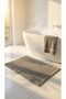 100% Cotton 2-Piece Anthracite Foot Towel Bath Mat Set 2X50*70Cm - 2