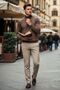 Lier Half-Throat Regular Brown Fit Men's Sweater Plain Knitwear - 6