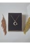 Gold Women's Steel Necklace with Moon and Star Detail and Zircon Stone - 2