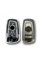 For Bmw Key Case Cover Black Silver, 1 3 5 7 Series X1 X3 X4 X5 F10 F15 F16 F20 M3 M4 Compatible - 4