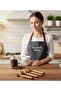 Premium Wooden Handle Gold Color Kitchen Measuring Spoons - 4 Piece Set - 4