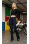 Dark Blue Flared High Waist Power Lycra t Shaping / Sculpting Jeans