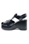 Ruffer Genuine Leather Comfort Orthopedic Women's Sandals Black - 3