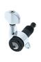 Pwat6R1 Auto-Trim Locking Electric Guitar Machine Head Set - 6 in a Row Chrome (Professional) |   Ki - 2