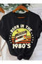 Eighties Special Design Printed Women's Cotton T-Shirt
