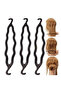 Hair Bun Making and Hair Braiding Apparatus Set - 4