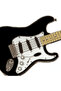 9100327400 Stratocaster Keychain (Black) |   Black Strat Head Design for Guitar Enthusiasts - 2