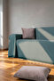 Cotton Textured Fringed Sofa Throw 170x300 cm – Large Sofa Cover - 2