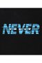 Pattern Printing with the Words'Never' - Hooded Tracksuit Set - 2