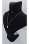 Stainless Steel Gold Color Thin Chain Heart Model Love Angel Embroidered Necklace - 2