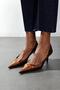 Caramel Patent Leather Classic Stiletto 25445 - 2
