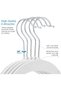 Non-Slip Velvet Hangers with 360° Swivel Hook for Coats, Jackets, Shirts, Dresses & Pants - 3
