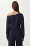 Open Shoulder Modal Top and Bottom Set - 6