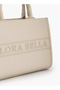 Logo Embossed Tote Bag with Detachable Strap - H 26 x W 11 cms - 4