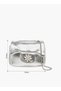Embellished Crossbody Bag with Chain Strap Ramadan Collection - H 8.3 x W 13 x D 5.2 cms - 2