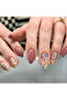 24pcs 24pcs Nail Patch Leaf Short Almond Nail Patch Wearing Armor Gentle and Cute Daily Detachable S