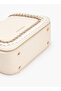 Braided Satchel Bag with Detachable Strap - H 15 x W 21 cms - 6