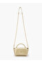 Top Handle Crossbody Bag with Detachable Chain Strap - H 13 x W 17 cms - 2