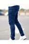 Men's Regular Fit Straight Leg Stretchy Lycra Denim Jeans Trousers