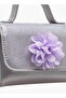 Floral Accent Crossbody Bag with Chain Strap - H 12 x W 10 cms - 5
