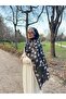 Royal Bambi Gazelle Patterned Cotton Soft Shawl Ps214 - 5