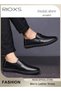Men's Business Leather Shoes, Black Formal Shoes For Men, Round Toe Oxford Shoes, Stylish Classic Lo - 6