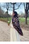 Royal Bambi Gazelle Patterned Cotton Soft Shawl Ps216 - 4