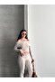 Women's Madonna Collar Blouse and Flared Leggings Two-Piece Set - 5
