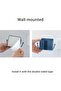 Wall Mount Phone Holder 4-Pack, Adhesive Phone Charging Stand & Remote Control Organizer - 3