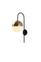 Black Metal Sconce with Tassels E27 Wall Lamp 20X31X57 cm Living Room Bedroom Lighting - 4