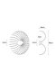 Black Metal Sconce with Tufts E27 Wall Lamp 56X16X56 cm Living Room Lighting - 6