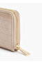Textured Zip-Around Wallet - H 9 x W 11 cms - 4