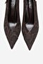 Polly Brown Patterned Buckle Women's Heeled Shoes - 2