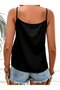 New Season Women's Shiny Sequined Rope Strap V-Neck Sandy Blouse - 4