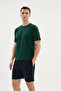 100% Cotton New Season Summer Men's Crew Neck Pajama Set - 3