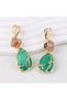 Patrician - Three Layer Colorful Resin Drop Design Geometric Vintage Chic Bohemian Spiral Bijouterie Earrings - 4