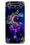 Spark Slim 5g Km9 Case Colorful Silicone Printed Tpu Crescent Star Neon Mandala