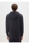 Regular Fit Blue Cotton Blend Sweatshirt With Zip - 3